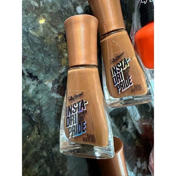 Sally Hansen Miracle Gel, Keith Haring, Orange Nail Polish and brown bundle - Picture 5 of 8